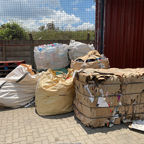 On-site waste handling and collection